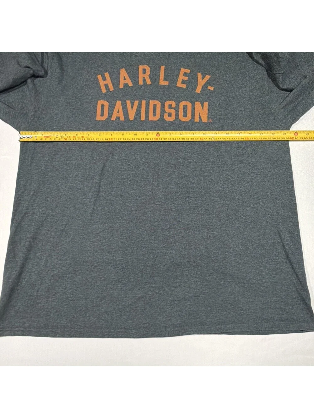 Harley Davidson Museum Long Sleeve Tee T Shirt Grey Men's Size XL